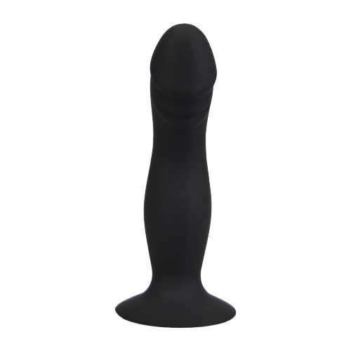 N10438 Loving Joy 6 Inch Silicone Dildo with Suction Cup BLK 4.jpg