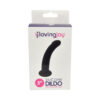 N10885 loving joy curved 5 inch silicone dildo with suction cup PKG.jpg