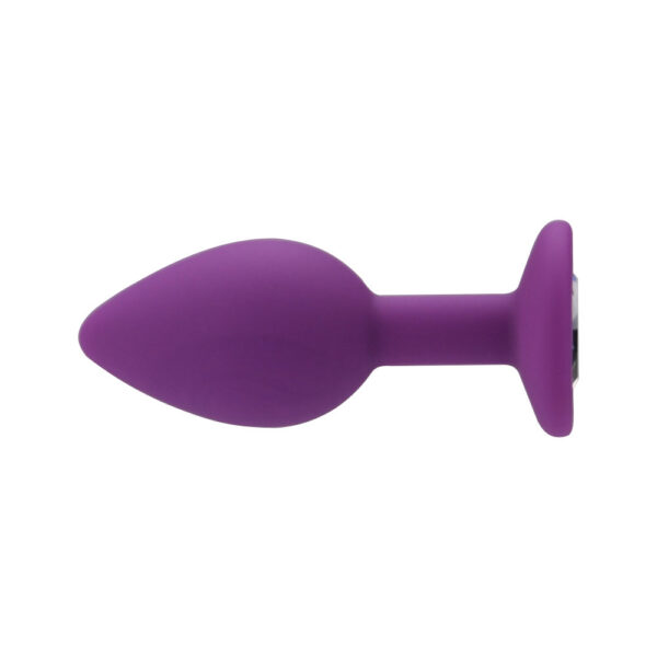N11237 loving joy jewelled silicone butt plug purple small 1 1.jpg