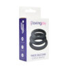 N11708 loving joy thick silicone cock rings 3 pack grey Pkg 1.jpg