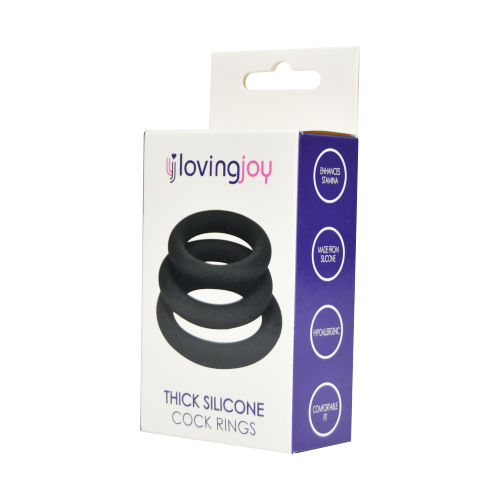N11708 loving joy thick silicone cock rings 3 pack grey Pkg 2.jpg