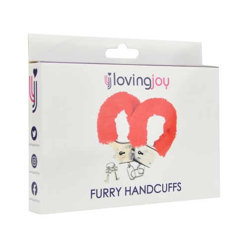 N11712 loving joy furry handcuffs red 1 PKG.jpg