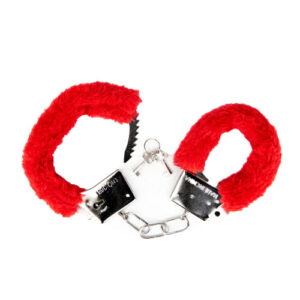 N11712 loving joy furry handcuffs red 2.jpg