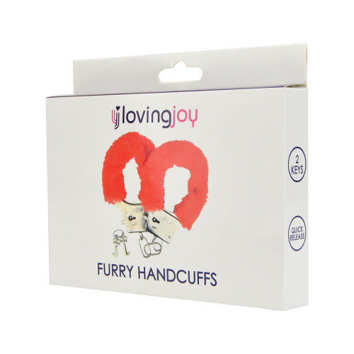 N11712 loving joy furry handcuffs red 2 PKG.jpg