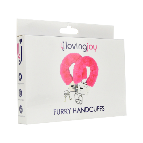N11713 loving joy furry handcuffs pink 1 PKG.jpg