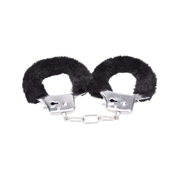 N11850 bound to play heavy duty furry handcuffs black 3.jpg
