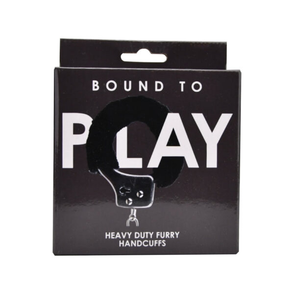 N11850 bound to play heavy duty furry handcuffs black PKG.jpg