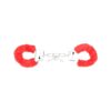 N11851 bound to play heavy duty furry handcuffs red 1.jpg