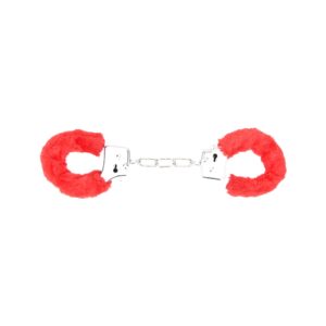 N11851 bound to play heavy duty furry handcuffs red.jpg