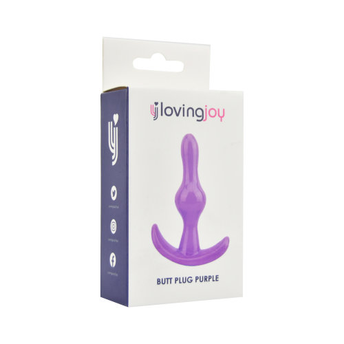 Loving Joy Butt Plug Purple Loving Joy Butt Plug Purple