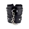 N11932 bound to please furry plush wrist cuffs black 4.jpg