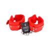 N11933 bound to please furry plush wrist cuffs red 4.jpg