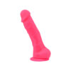N12027 loving joy 7 inch realistic dildo with suction cup and balls 3 pink.jpg