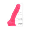 N12027 loving joy 7 inch realistic dildo with suction cup and balls pink SIZE 1.jpg