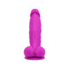 N12028 loving joy 7 inch realistic dildo with suction cup and balls purple 1.jpg