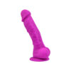 N12028 loving joy 7 inch realistic dildo with suction cup and balls purple 3.jpg