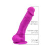 N12028 loving joy 7 inch realistic dildo with suction cup and balls purple SIZE 1.jpg