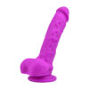 N12032 loving joy 8 inch realistic silicone dildo with suction cup and balls purple 1.jpg