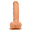 N12034 loving joy 9 inch realistic silicone dildo with suction cup and balls vanilla 3.jpg