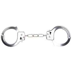 N12139 bound to play heavy duty metal hand cuffs 1.jpg
