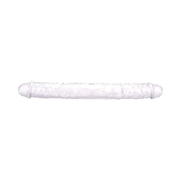N12190 loving joy 15 inch double ended dildo clear 1.jpg