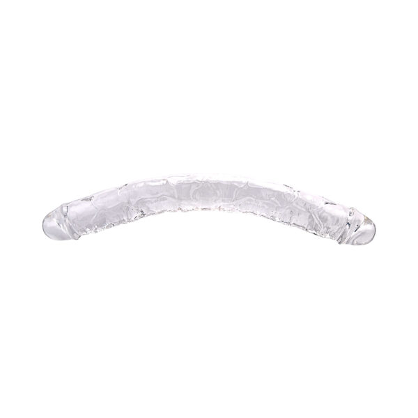 N12190 loving joy 15 inch double ended dildo clear 2.jpg