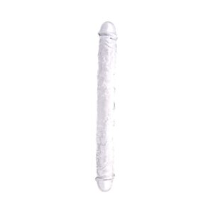 N12190 loving joy 15 inch double ended dildo clear 3.jpg