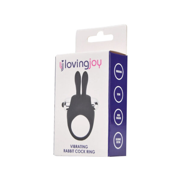 Loving Joy Silicone Vibrating Rabbit Cock Ring Loving Joy Silicone Vibrating Rabbit Cock Ring