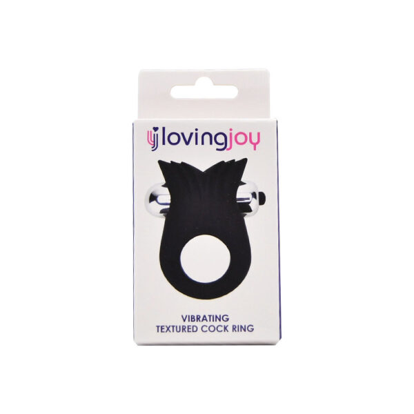 N12194 loving joy silicone vibrating textured cock ring PKG.jpg