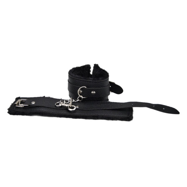N12280 bound to play beginners bondage kit black 8 piece ankle cuffs.jpg