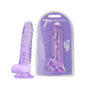Loving Joy 7 Inch Dildo with Balls Purple Loving Joy 7 Inch Dildo with Balls Purple