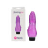N12402 loving joy 7 inch realistic vibrator purple PKG Product.jpg