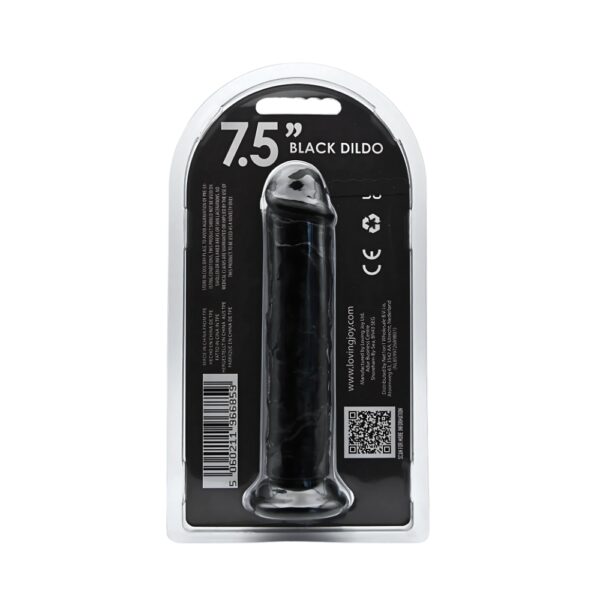 N12624 loving joy 7 5 inch suction cup dildo black 4.jpg