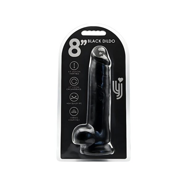 N12629 loving joy 8 inch dildo with balls black 4.jpg