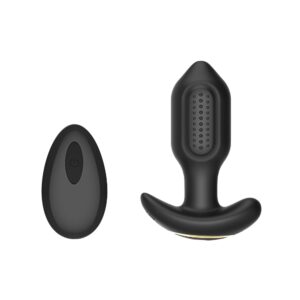 N12803 toosh remote controlled silcione vibrating butt plug 1.jpg