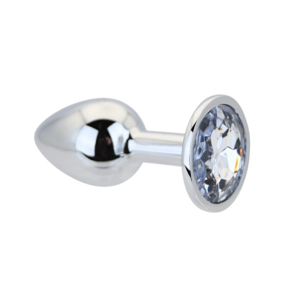 N12814-toosh-silver-metal-butt-plug-small-clear-stone-2.jpg N12814 toosh silver metal butt plug small clear stone 2.jpg