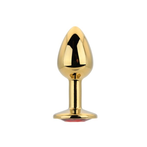 N12823-toosh-gold-metal-butt-plug-small-red-stone.jpg N12823 toosh gold metal butt plug small red stone.jpg