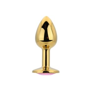 N12829 toosh gold metal butt plug small pink stone.jpg