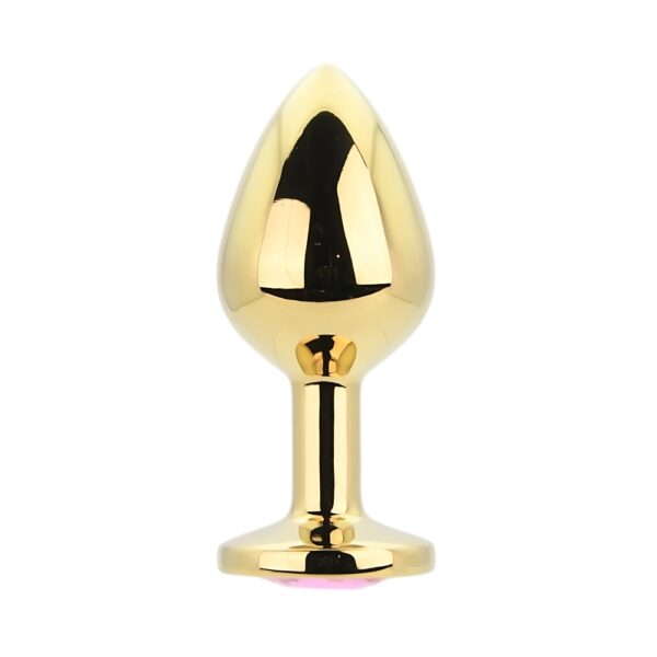 N12830-toosh-gold-metal-butt-plug-medium-pink-stone.jpg N12830 toosh gold metal butt plug medium pink stone.jpg