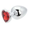 N12834 toosh heart shaped silver butt plug with red stone large 3.jpg