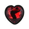 N12834 toosh heart shaped silver butt plug with red stone large Jewel.jpg