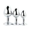 N12838 toosh metal butt plug silver set of 3 clear stone.jpg