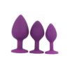 N12841 toosh silicone butt plug purple set of 3 clear stone.jpg