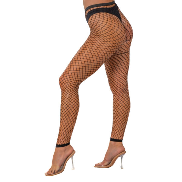 N12909 lace by lj one size industrial net footless tights black 2.jpg