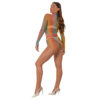 N12936 lace by lj rainbow fence net crop top and bottoms 2.jpg