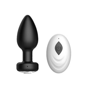 N12941 toosh remote controlled silicone vibrating butt plug 1.jpg
