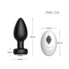 N12941 toosh remote controlled silicone vibrating butt plug 4.jpg
