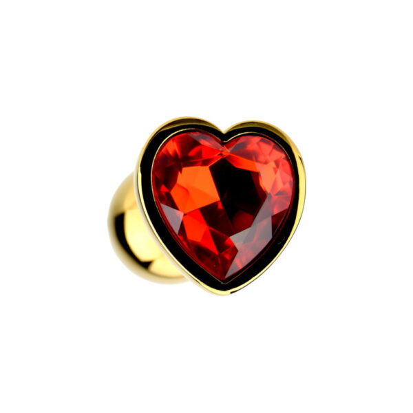NS7167 precious metals limited edition heart shaped anal plugs gold shape 1.jpg