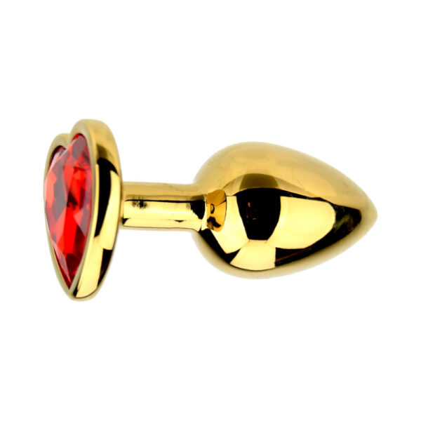 NS7167 precious metals limited edition heart shaped anal plugs gold shape 2.jpg
