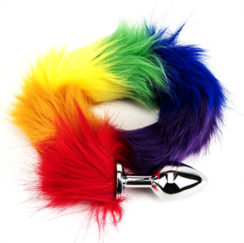 N10780 furry fantasy rainbow tail butt plug 1 1.jpg